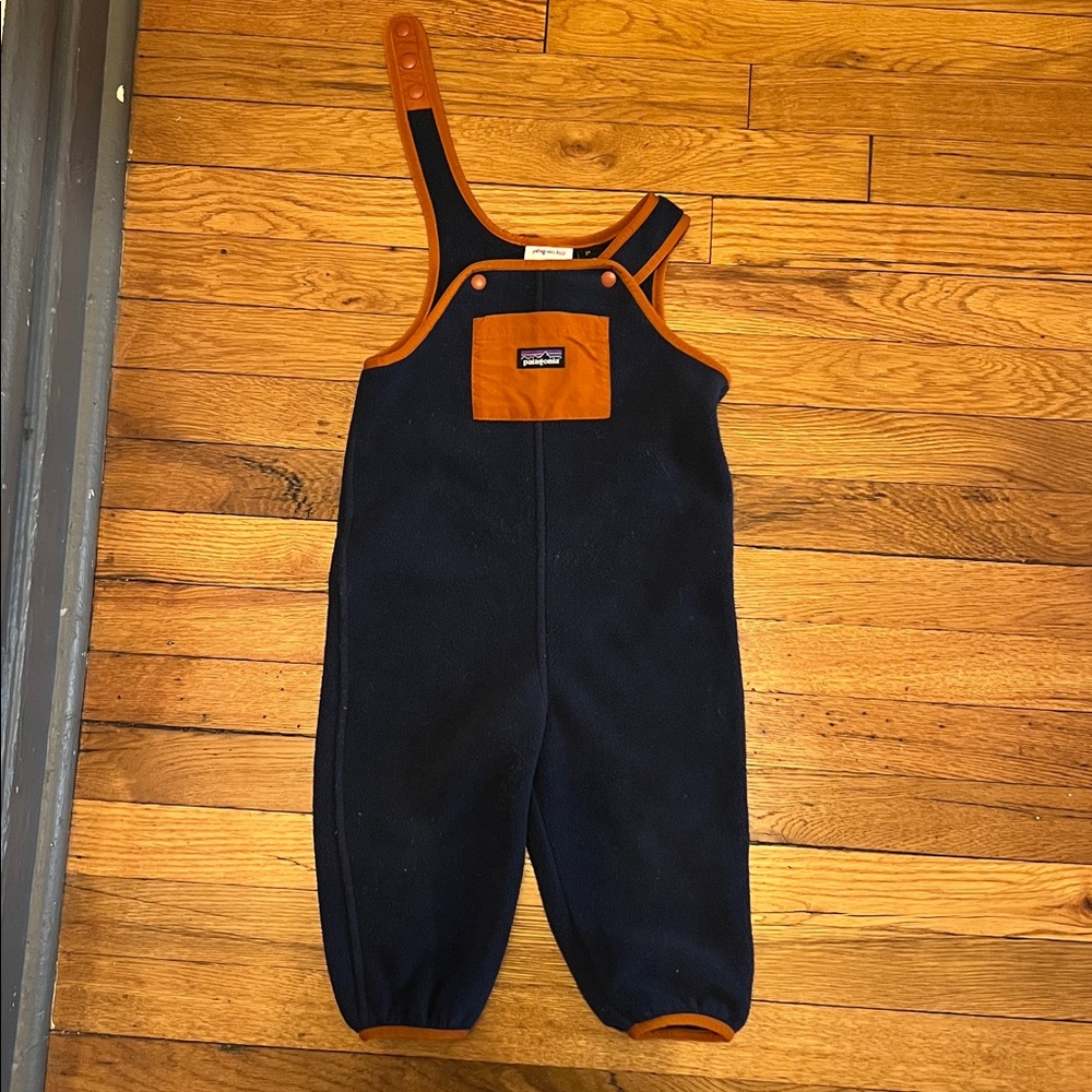 Patagonia Dark Blue and Rust Overalls